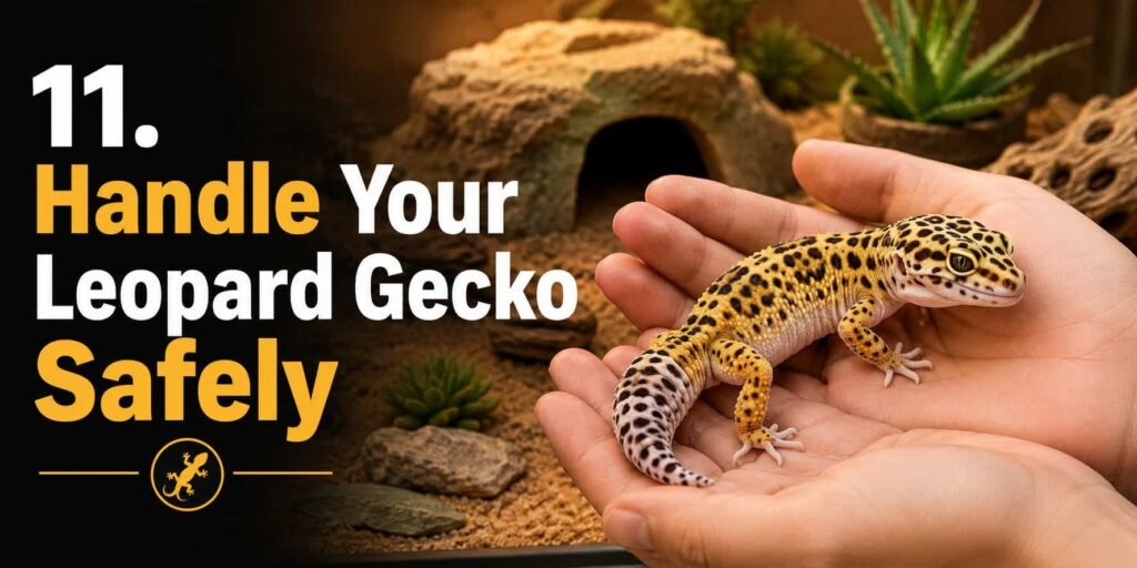 Handle Your Leopard Gecko Safely