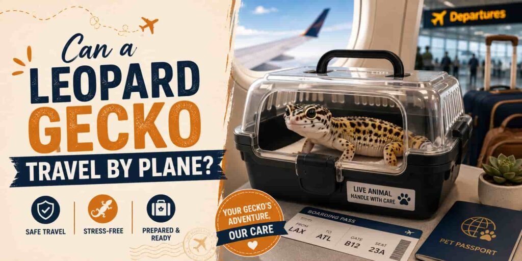Can a Leopard Gecko Travel by Plane?