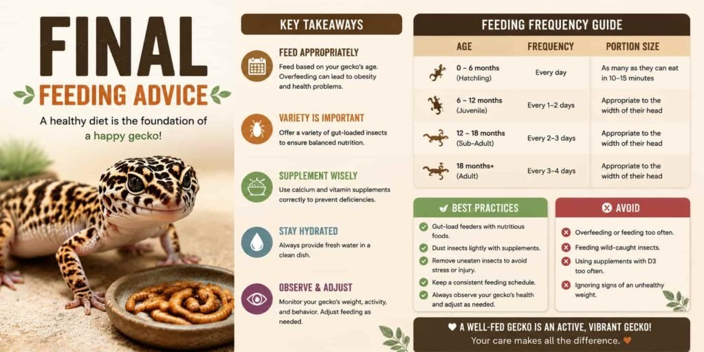 Final Feeding Advice