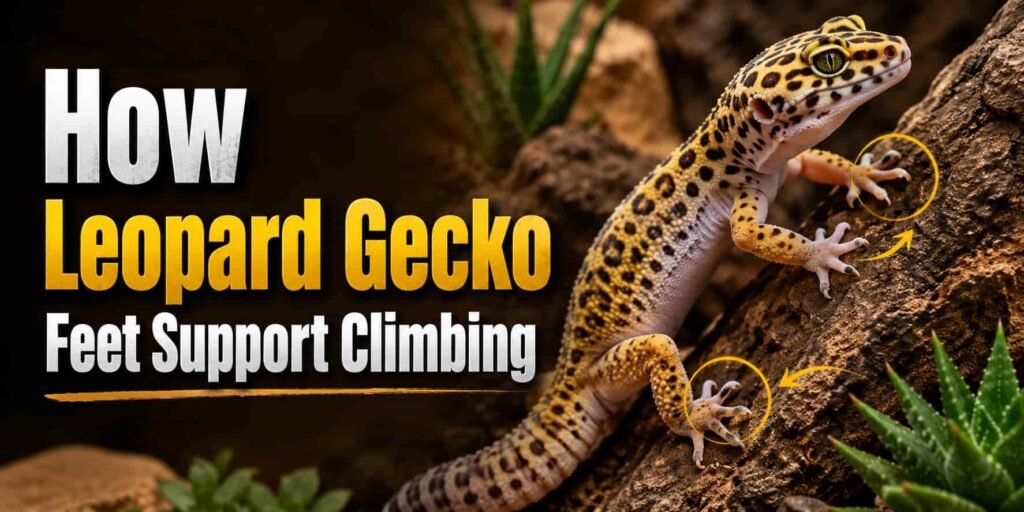 How Leopard Gecko Feet Support Climbing