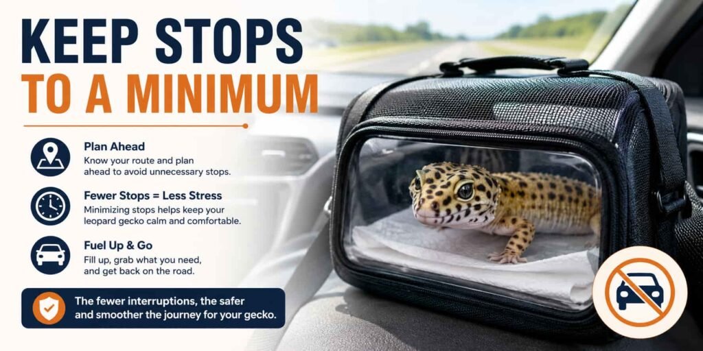 Keep Stops to a Minimum