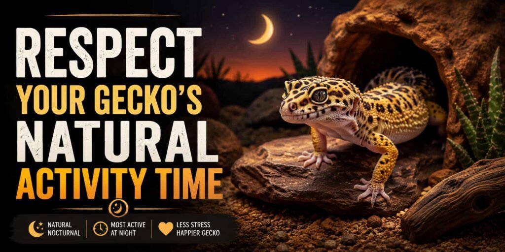 Respect Your Gecko’s Natural Activity Time