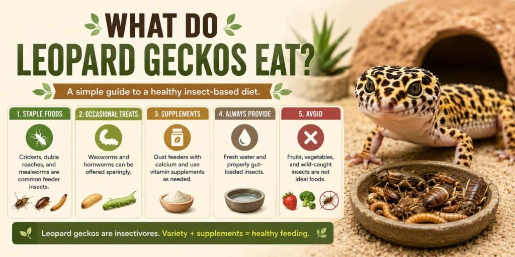 What Do Leopard Geckos Eat?