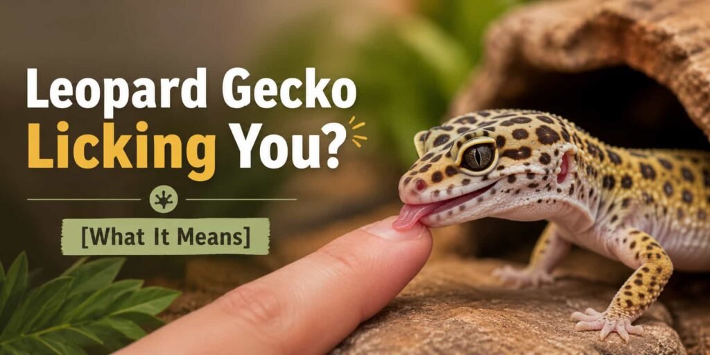 Leopard Gecko Licking You [What It Means]