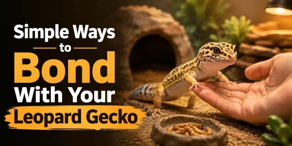 Simple Ways to Bond With Your Leopard Gecko
