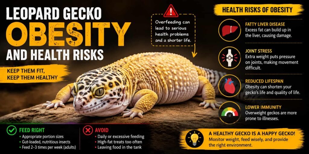 Leopard Gecko Obesity and Health Risks